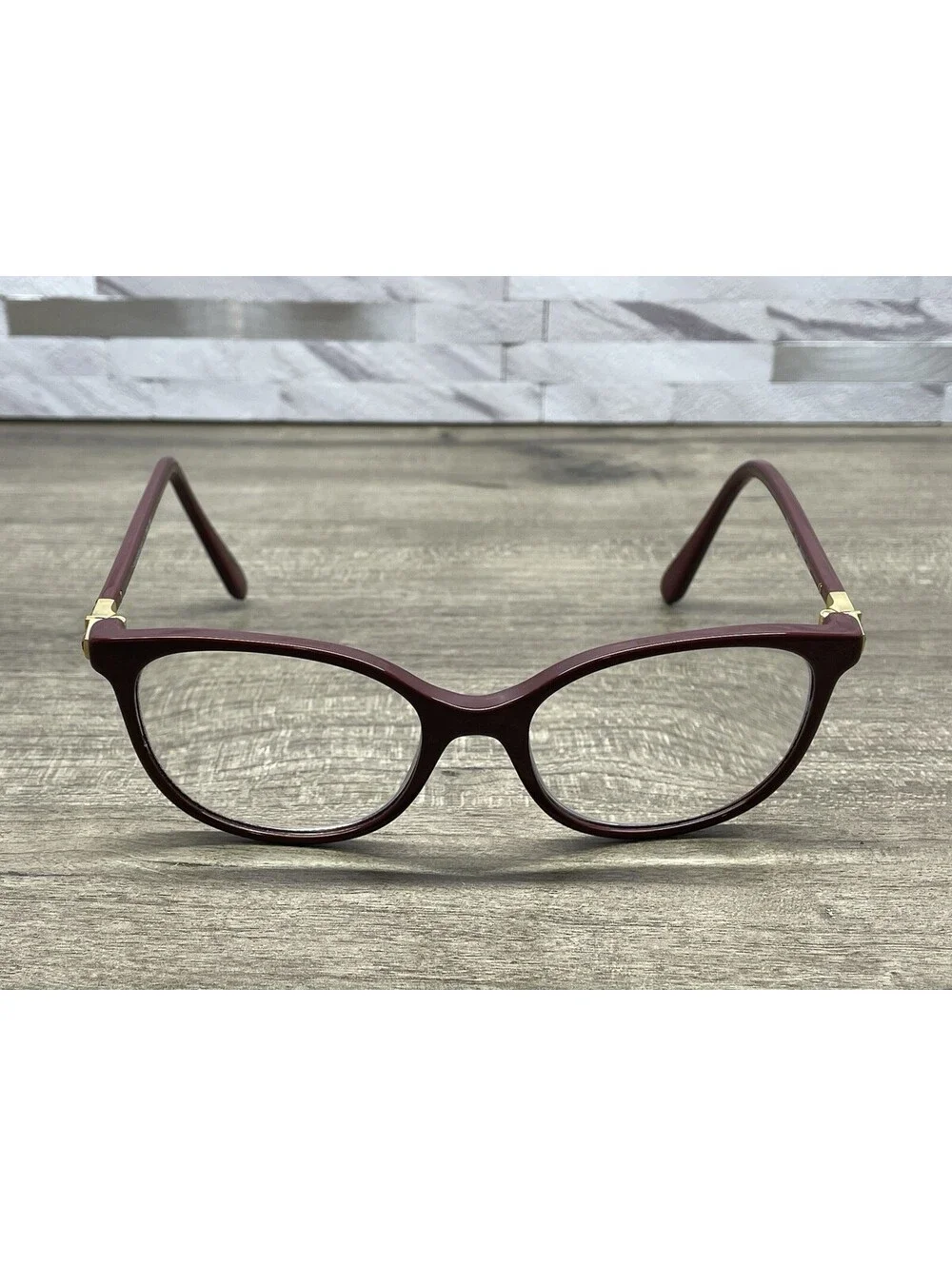 Swarovski Authentic Eyeglasses Frames SK 2002 1008 Maroon / Jeweled 51-17-140